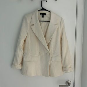 Cream blazer